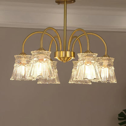 Elegant Ice Cream Crystal Chandeliers - Dimmable, Energy Efficient