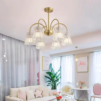 Elegant Ice Cream Crystal Chandeliers - Dimmable, Energy Efficient