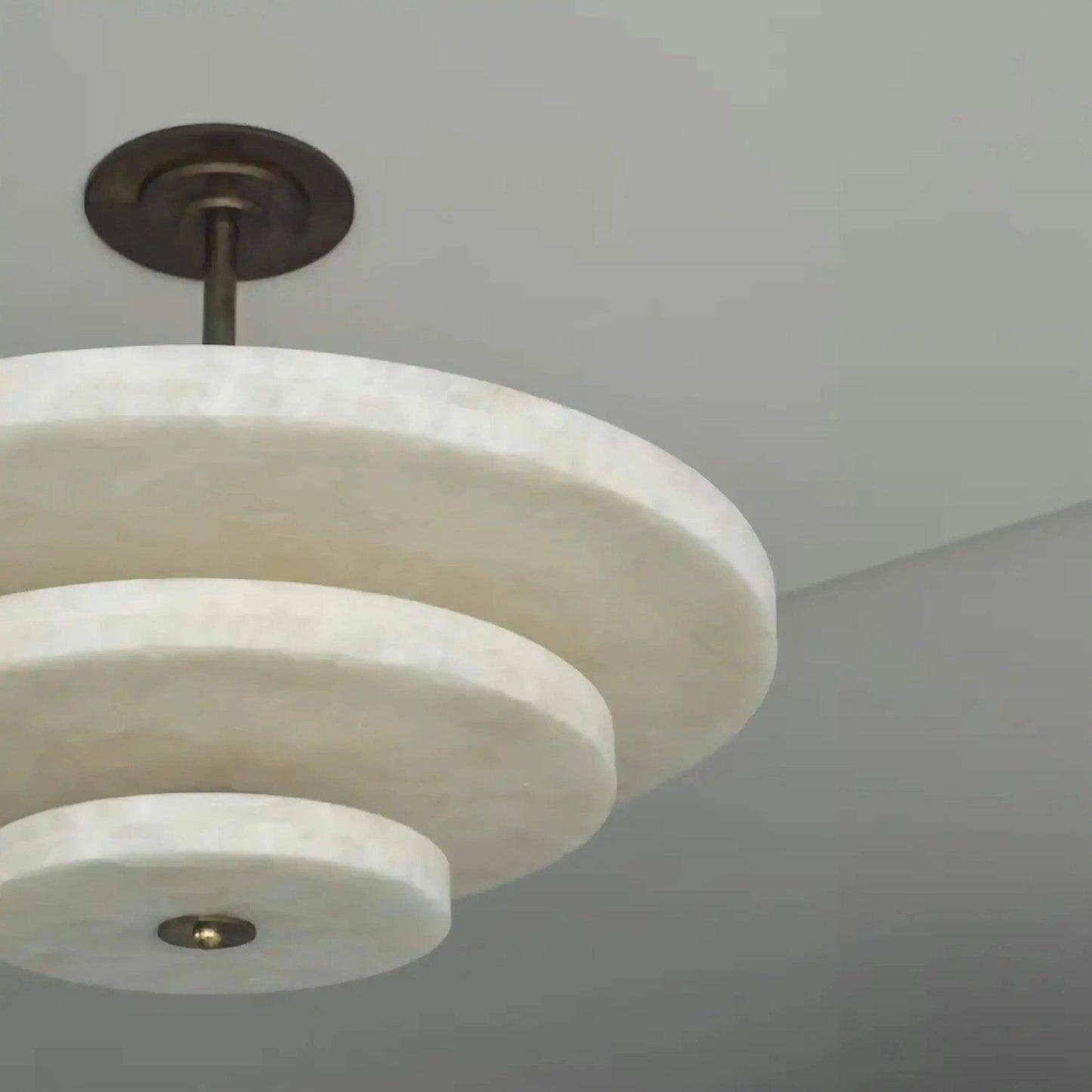 Ice Queen Alabaster Chandelier - Elegant Design, Adjustable Height