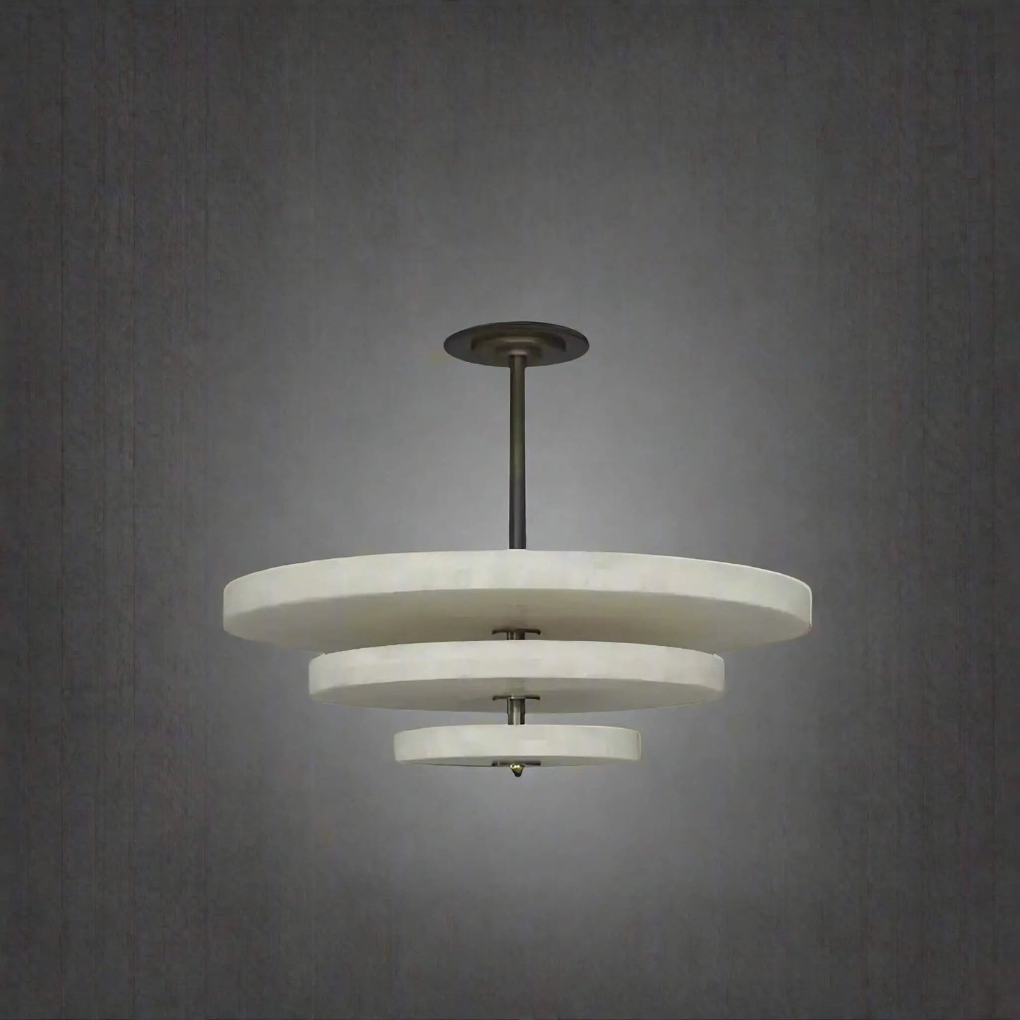 Ice Queen Alabaster Chandelier - Elegant Design, Adjustable Height