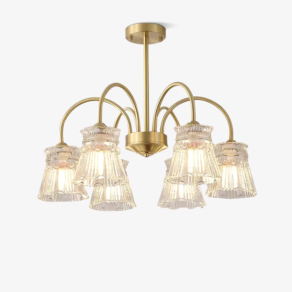 Elegant Ice Cream Crystal Chandeliers - Dimmable, Energy Efficient