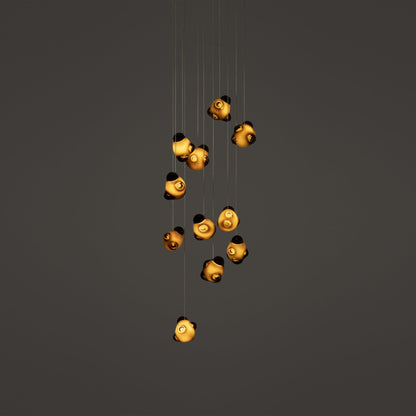 Ice Pier Chandelier - Elegant Design with Dimmable LED Lighting