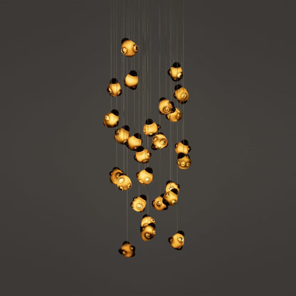 Ice Pier Chandelier - Elegant Design with Dimmable LED Lighting