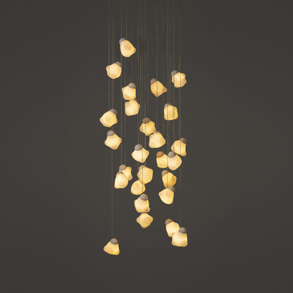 Ice Pier Chandelier - Elegant Design with Dimmable LED Lighting