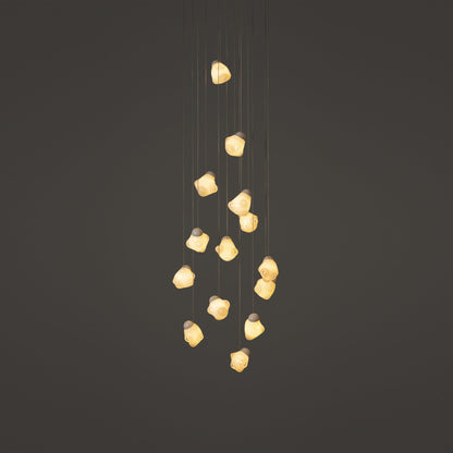 Ice Pier Chandelier - Elegant Design with Dimmable LED Lighting