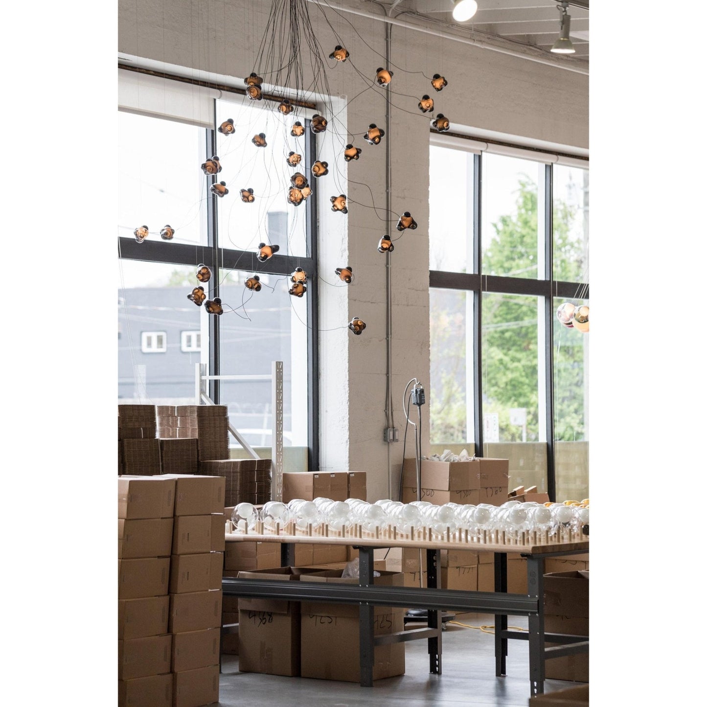 Ice Pier Chandelier - Elegant Design with Dimmable LED Lighting