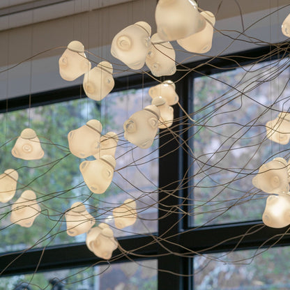 Ice Pier Chandelier - Elegant Design with Dimmable LED Lighting