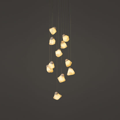 Ice Pier Chandelier - Elegant Design with Dimmable LED Lighting