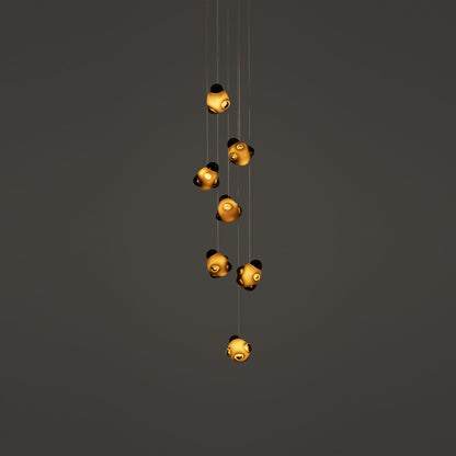 Ice Pier Chandelier - Elegant Design with Dimmable LED Lighting