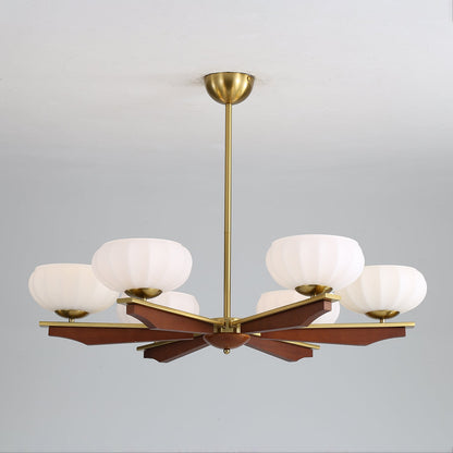 Imperium Chandelier - Elegant Lighting Fixture with Adjustable Height