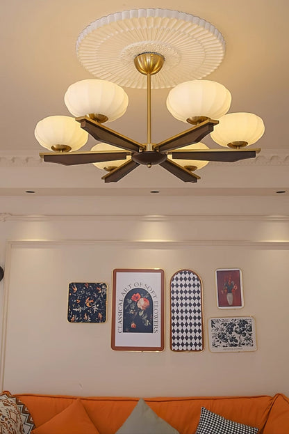 Imperium Chandelier - Elegant Lighting Fixture with Adjustable Height