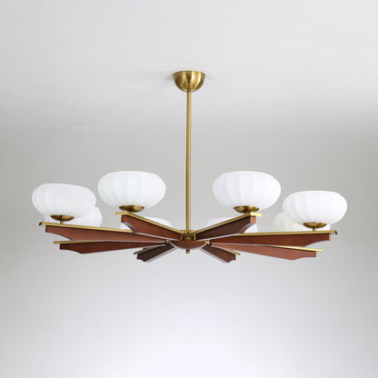 Imperium Chandelier - Elegant Lighting Fixture with Adjustable Height