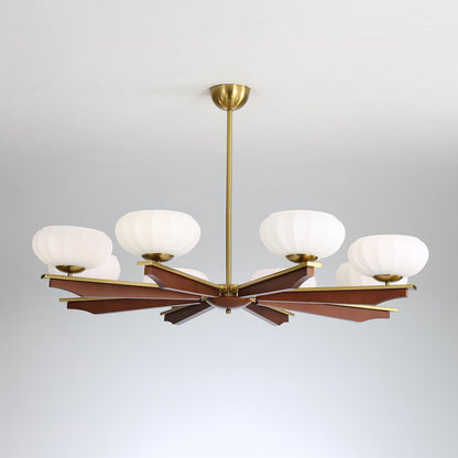 Imperium Chandelier - Elegant Lighting Fixture with Adjustable Height