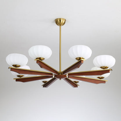 Imperium Chandelier - Elegant Lighting Fixture with Adjustable Height