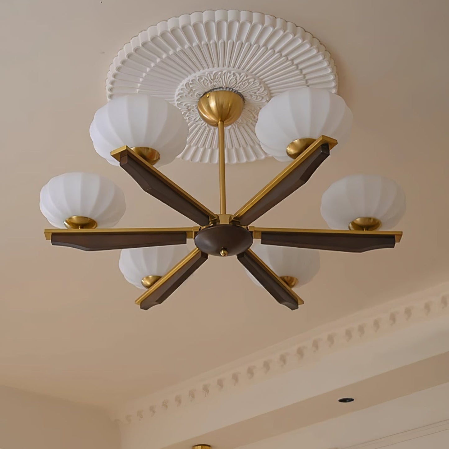 Imperium Chandelier - Elegant Lighting Fixture with Adjustable Height