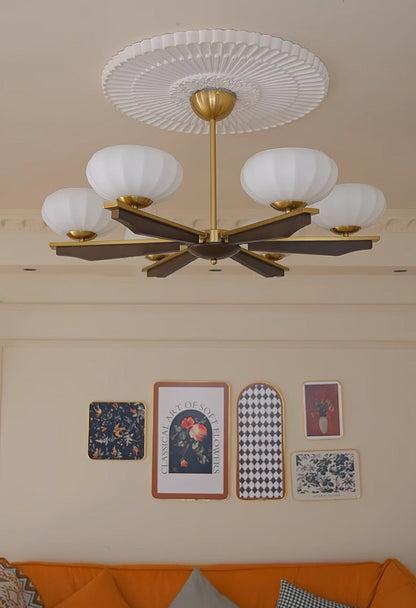 Imperium Chandelier - Elegant Lighting Fixture with Adjustable Height