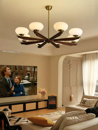 Imperium Chandelier - Elegant Lighting Fixture with Adjustable Height