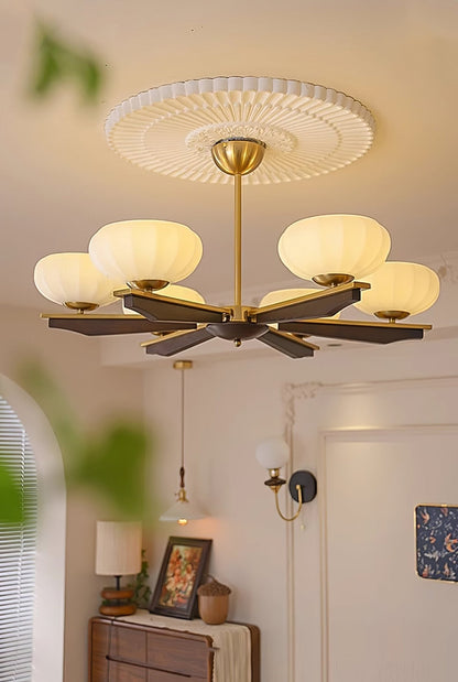Imperium Chandelier - Elegant Lighting Fixture with Adjustable Height