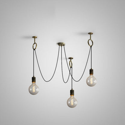 Professional Industrial Spider Chandelier with Adjustable Arms & LED L