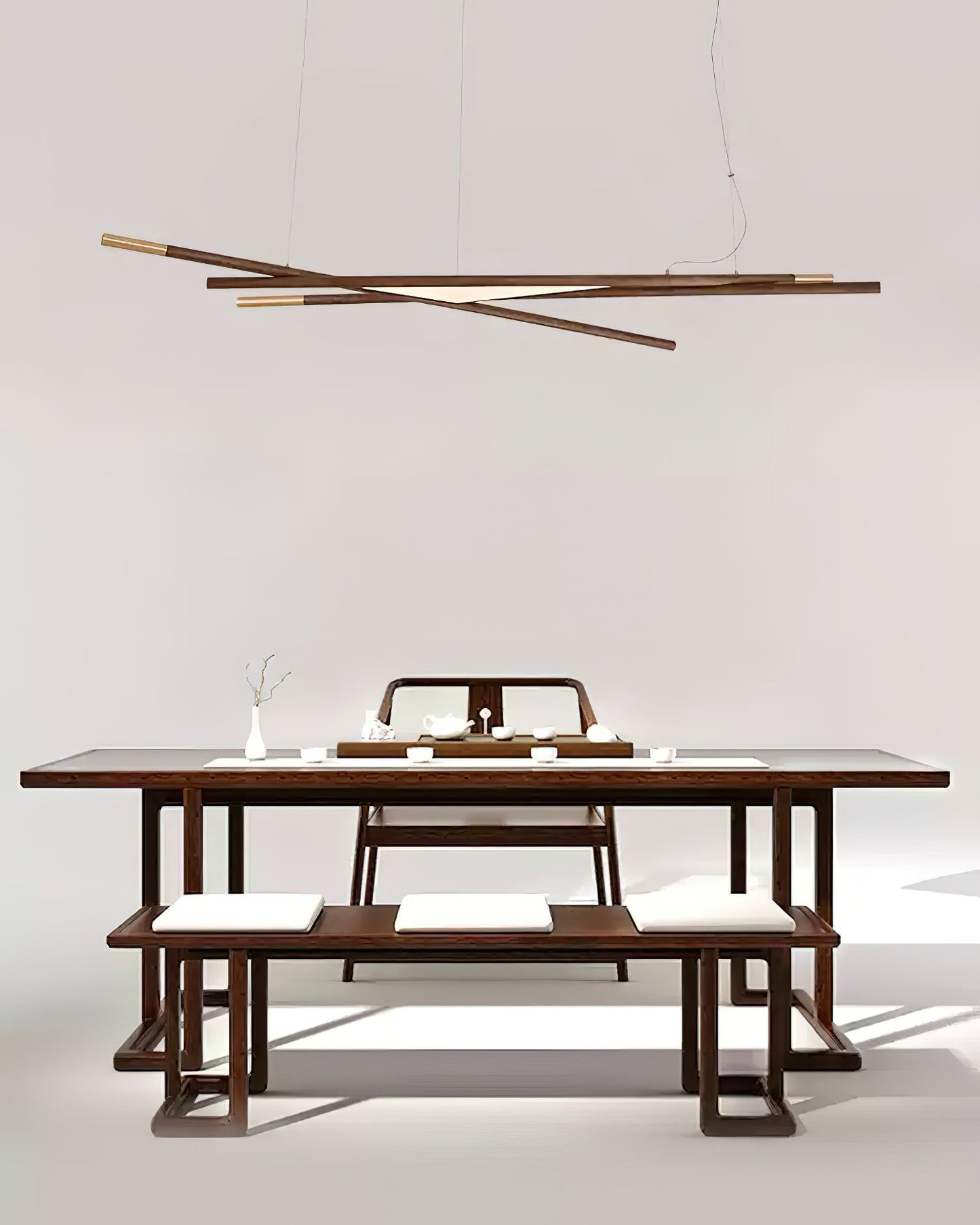 Intersect Chandelier - Modern Design with Adjustable Height & LED Ligh
