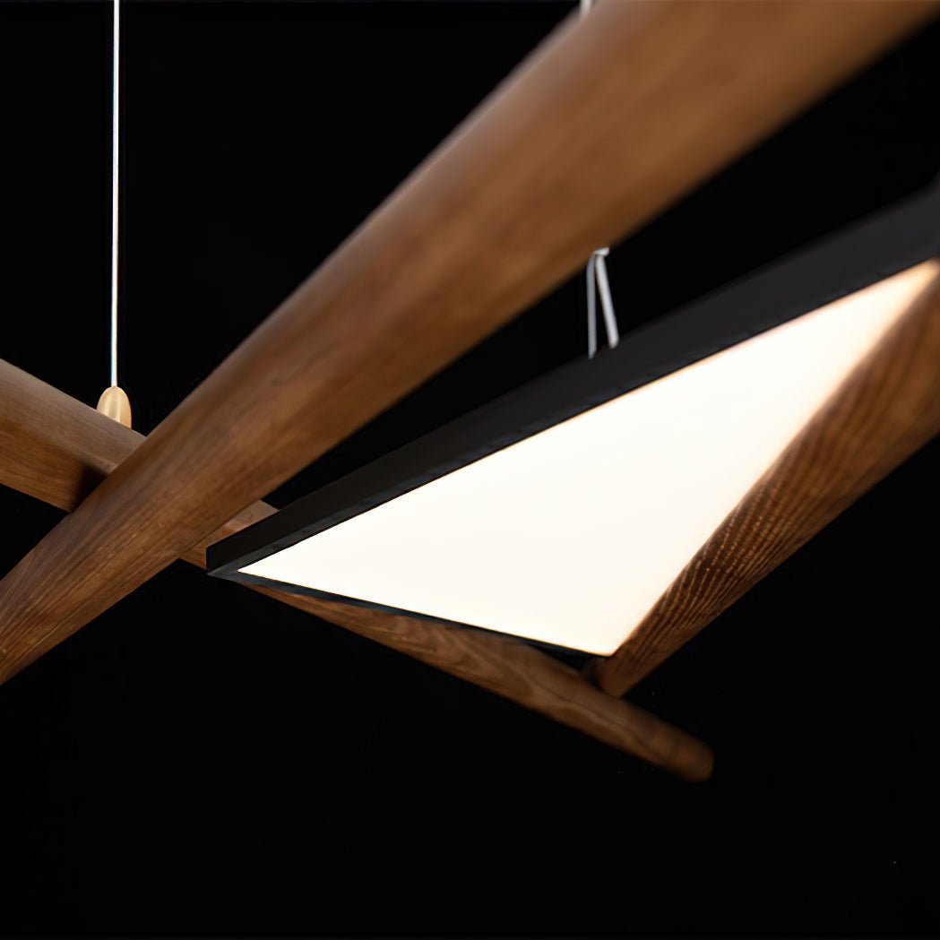 Intersect Chandelier - Modern Design with Adjustable Height & LED Ligh
