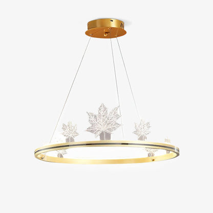 Ion Leaf Chandelier - Elegant Design with Adjustable Brightness & Ener