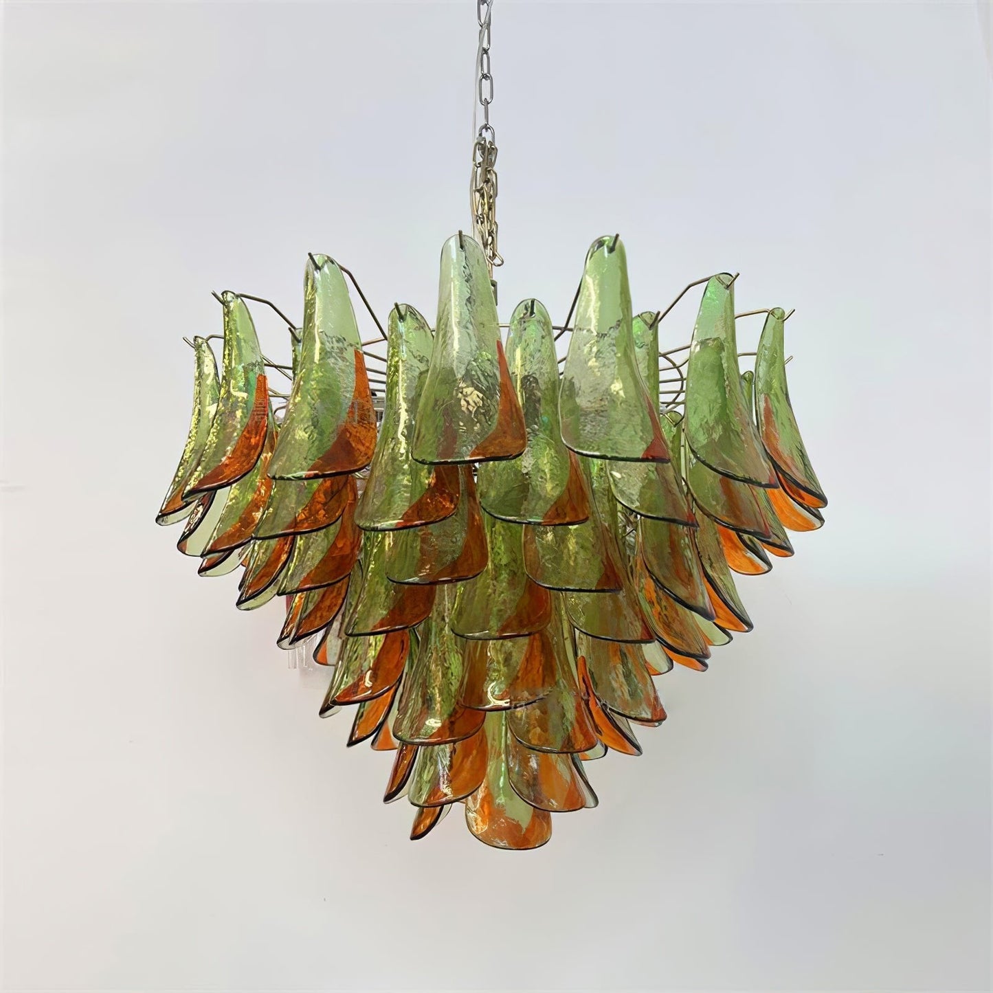 Marielle Glass Chandelier - Elegant Illumination with Adjustable Heigh
