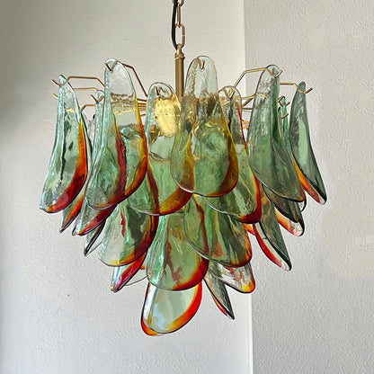 Marielle Glass Chandelier - Elegant Illumination with Adjustable Heigh