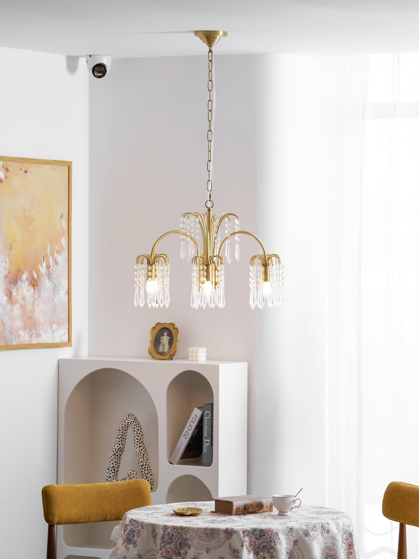 Isla Dawn Modern Chandelier - Elegant Design with Adjustable Brightnes