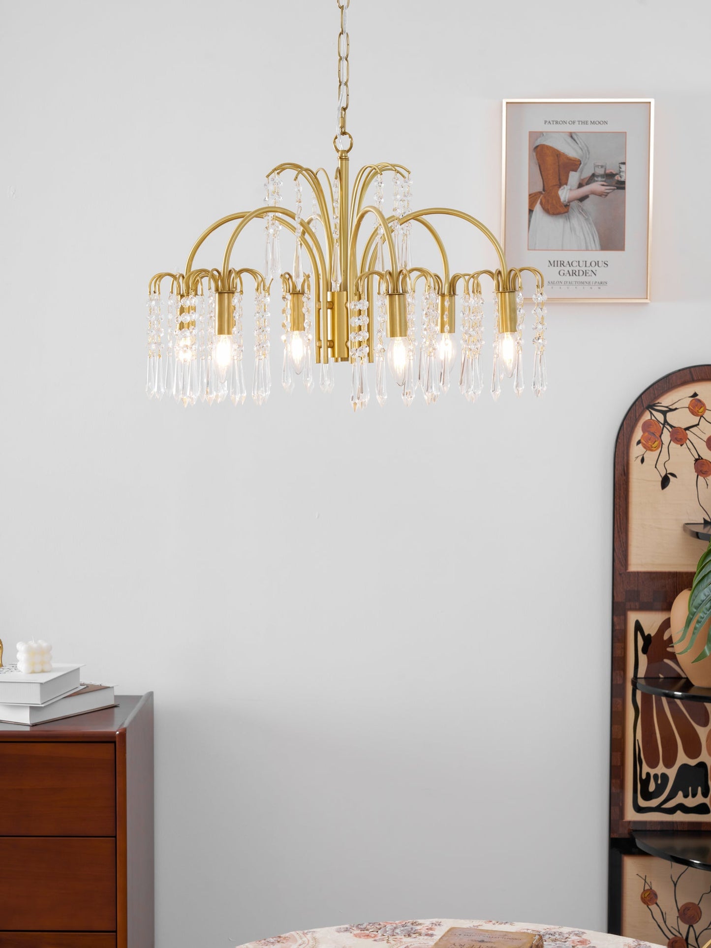 Isla Dawn Modern Chandelier - Elegant Design with Adjustable Brightnes