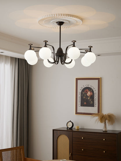 Isolde Chandelier - Elegant Lighting with Adjustable Brightness & Crys