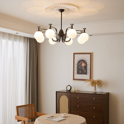 Isolde Chandelier - Elegant Lighting with Adjustable Brightness & Crys