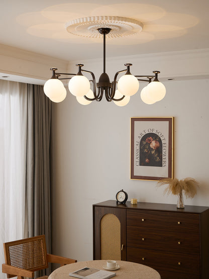 Isolde Chandelier - Elegant Lighting with Adjustable Brightness & Crys