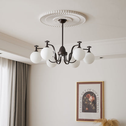 Isolde Chandelier - Elegant Lighting with Adjustable Brightness & Crys