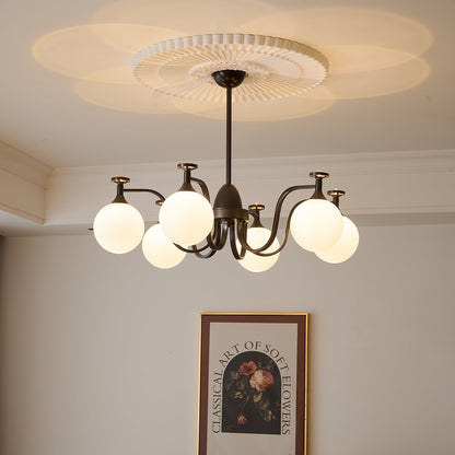 Isolde Chandelier - Elegant Lighting with Adjustable Brightness & Crys
