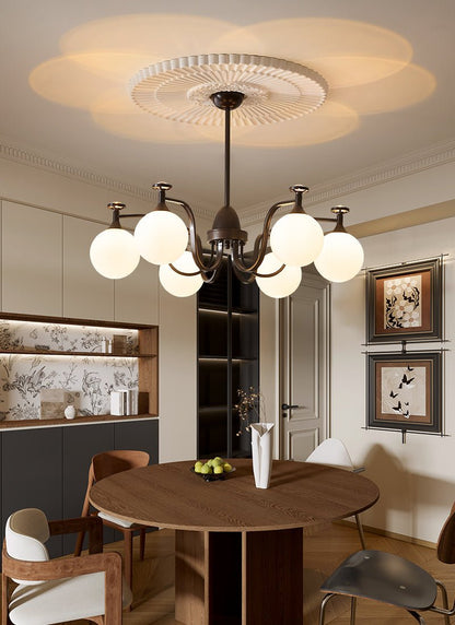 Isolde Chandelier - Elegant Lighting with Adjustable Brightness & Crys