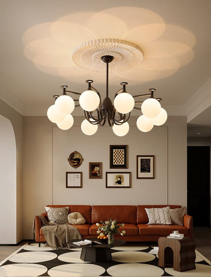 Isolde Chandelier - Elegant Lighting with Adjustable Brightness & Crys