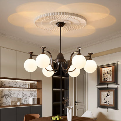 Isolde Chandelier - Elegant Lighting with Adjustable Brightness & Crys
