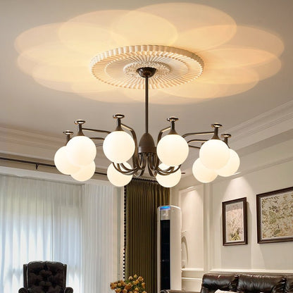 Isolde Chandelier - Elegant Lighting with Adjustable Brightness & Crys