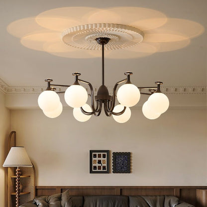 Isolde Chandelier - Elegant Lighting with Adjustable Brightness & Crys