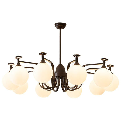 Isolde Chandelier - Elegant Lighting with Adjustable Brightness & Crys