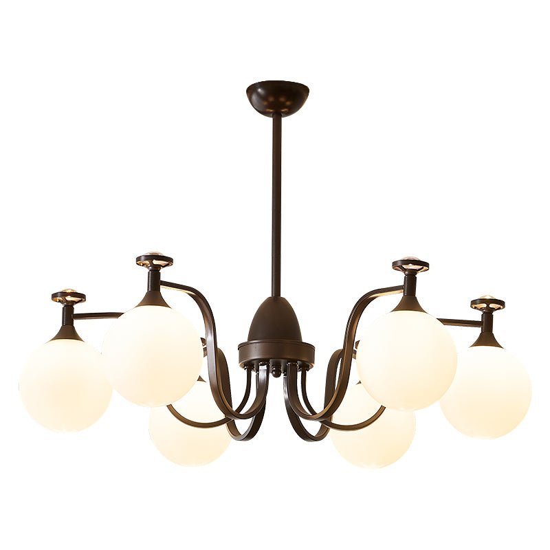 Isolde Chandelier - Elegant Lighting with Adjustable Brightness & Crys