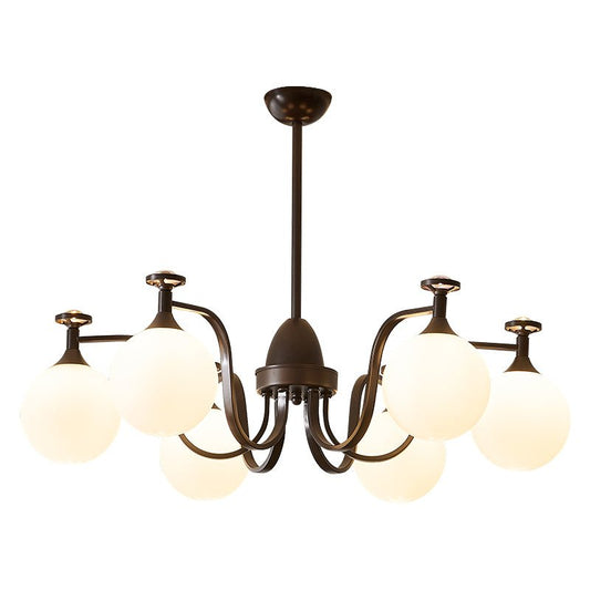 Isolde Chandelier - Elegant Lighting with Adjustable Brightness & Crys