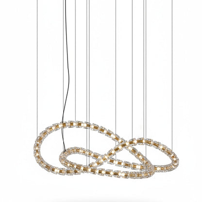 Gabriel Gold Chandelier - Elegant Design with Adjustable Brightness