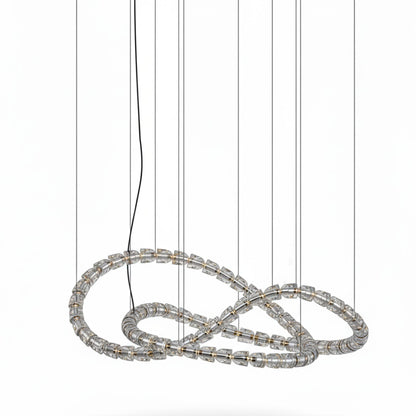 Gabriel Chrome Chandelier - Elegant Design with Adjustable Height & LE
