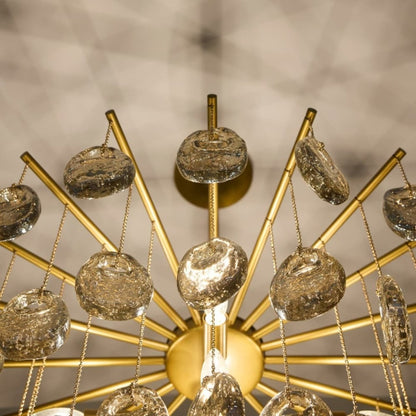 Jacqueline Chandelier - Elegant Crystal Design with Adjustable Height