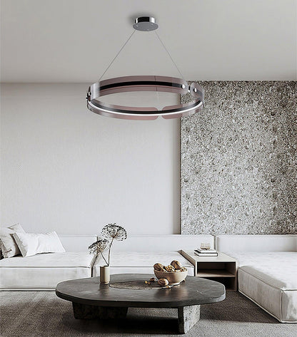 Modern LED Chandelier with Dimmable Brightness and Energy Efficiency