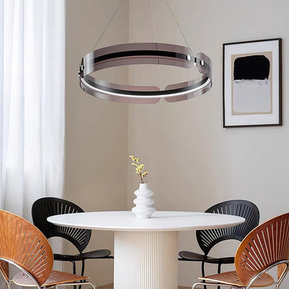 Modern LED Chandelier with Dimmable Brightness and Energy Efficiency