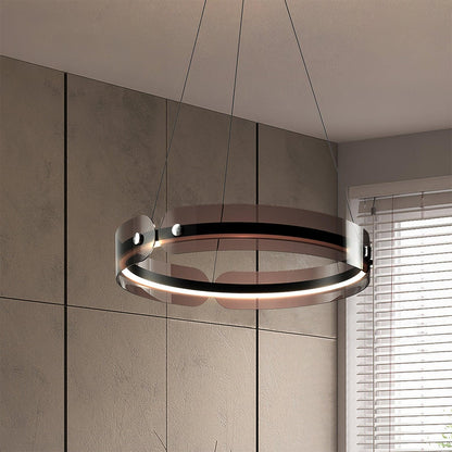 Modern LED Chandelier with Dimmable Brightness and Energy Efficiency