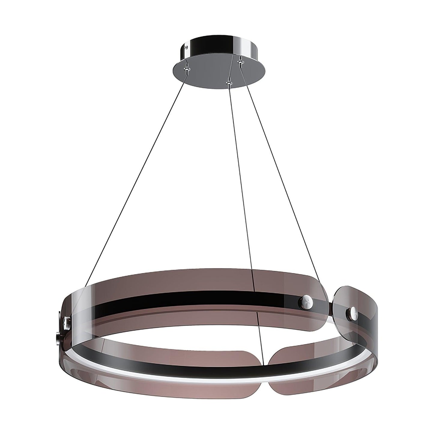 Modern LED Chandelier with Dimmable Brightness and Energy Efficiency